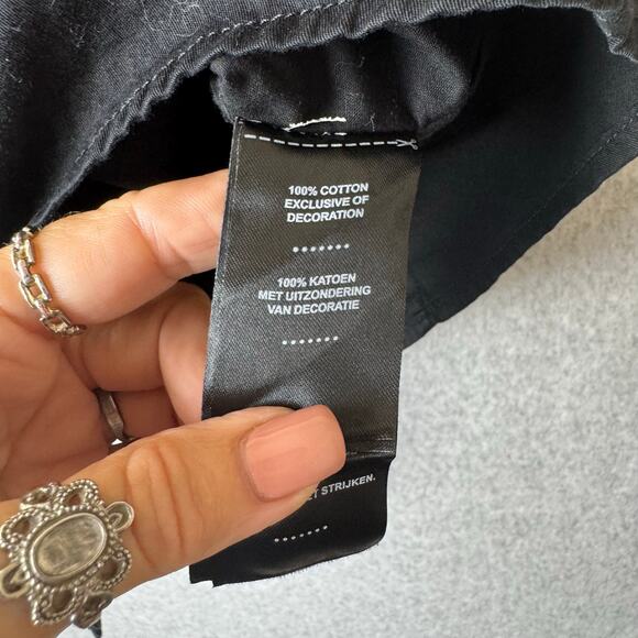 Harley Davidson Vest Women’s Size Small Black Embroidered Fringe Biker Tie Front - Picture 10 of 12